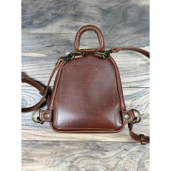 Saddleback Leather Love 41 Discontinued Mini Mini Convertible Backpack Coffee main image 12